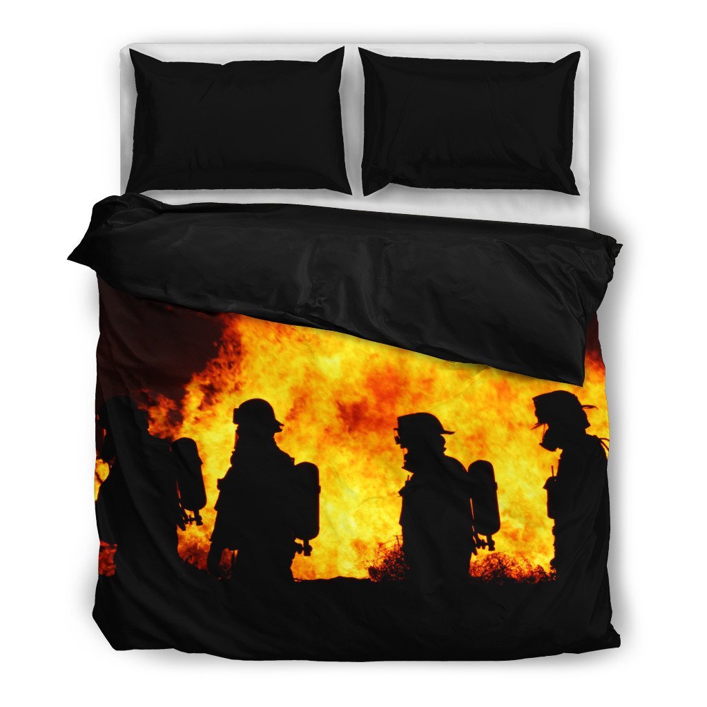 Firefighters 3D Customized Duvet Cover Bedding Sets
