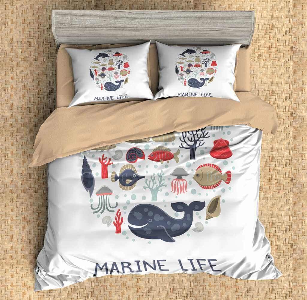 Fish 1 3D Customized Duvet Cover Bedding Sets