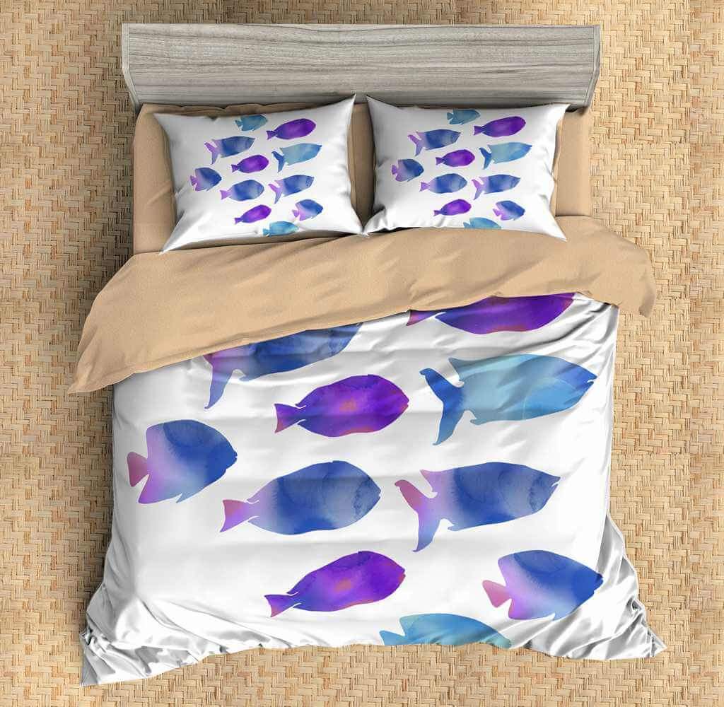 Fish 2 3D Customized Duvet Cover Bedding Sets
