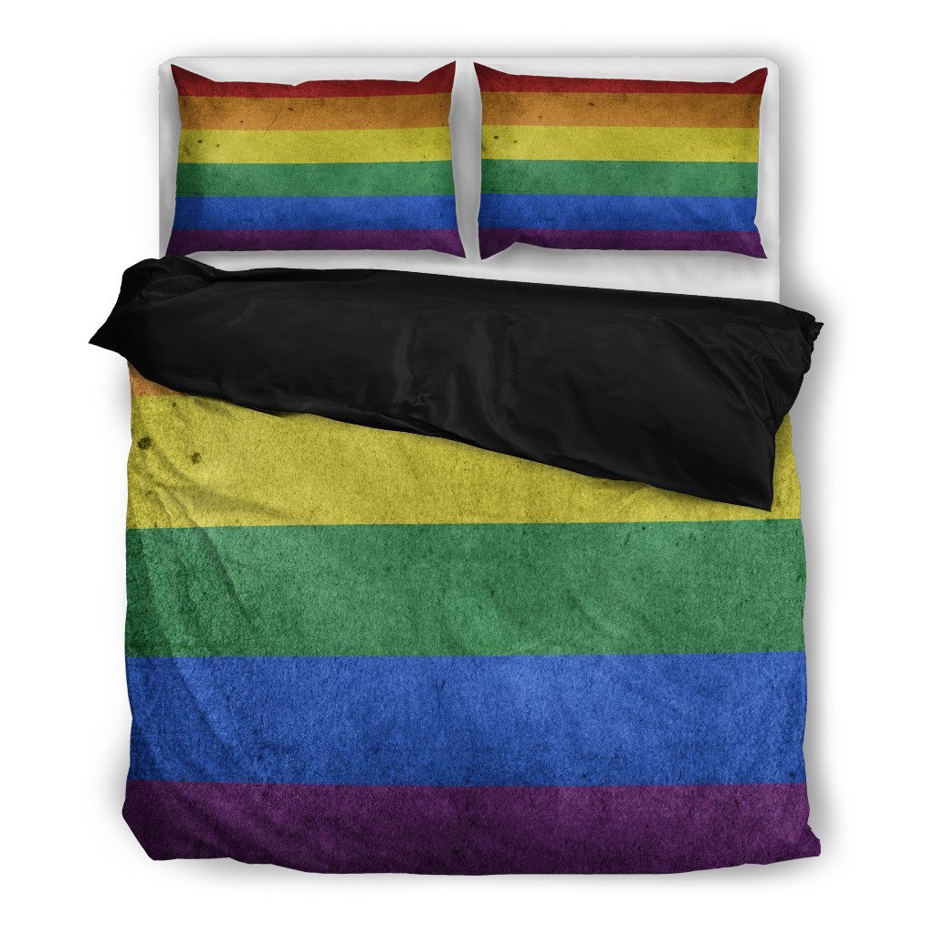 Flag Pride LGBT Lovers3D Customized Duvet Cover Bedding Sets