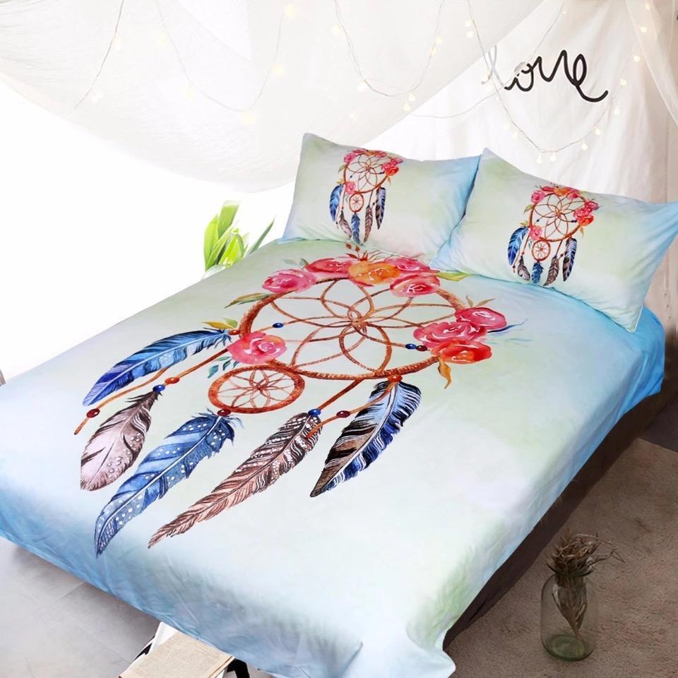 Floral Dreamcatcher Bedding Set
