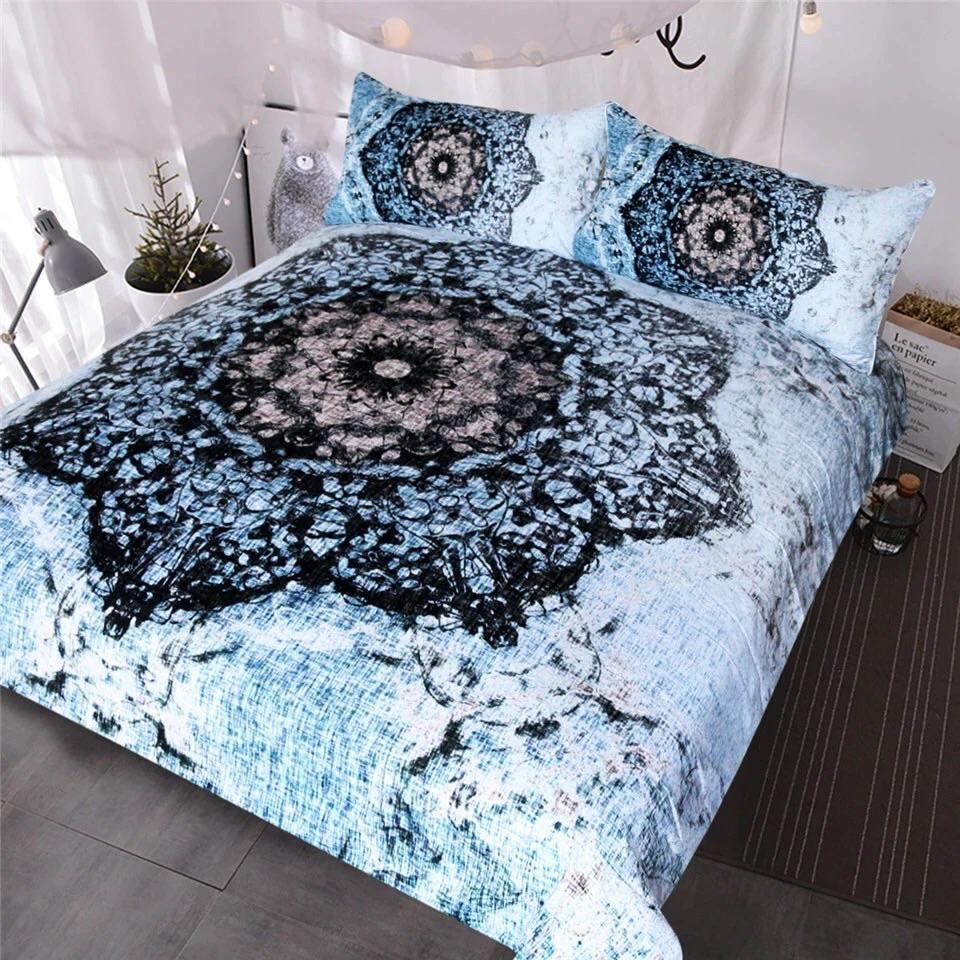 Floral Mandala 3D Customized Duvet Cover Bedding Sets