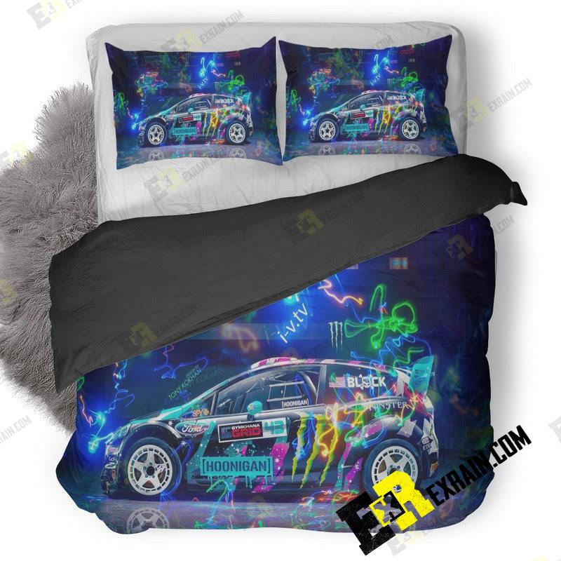 Ford Fiesta St Rx43 Hoonigan Car J7 3D Customized Duvet Cover Bedding Sets