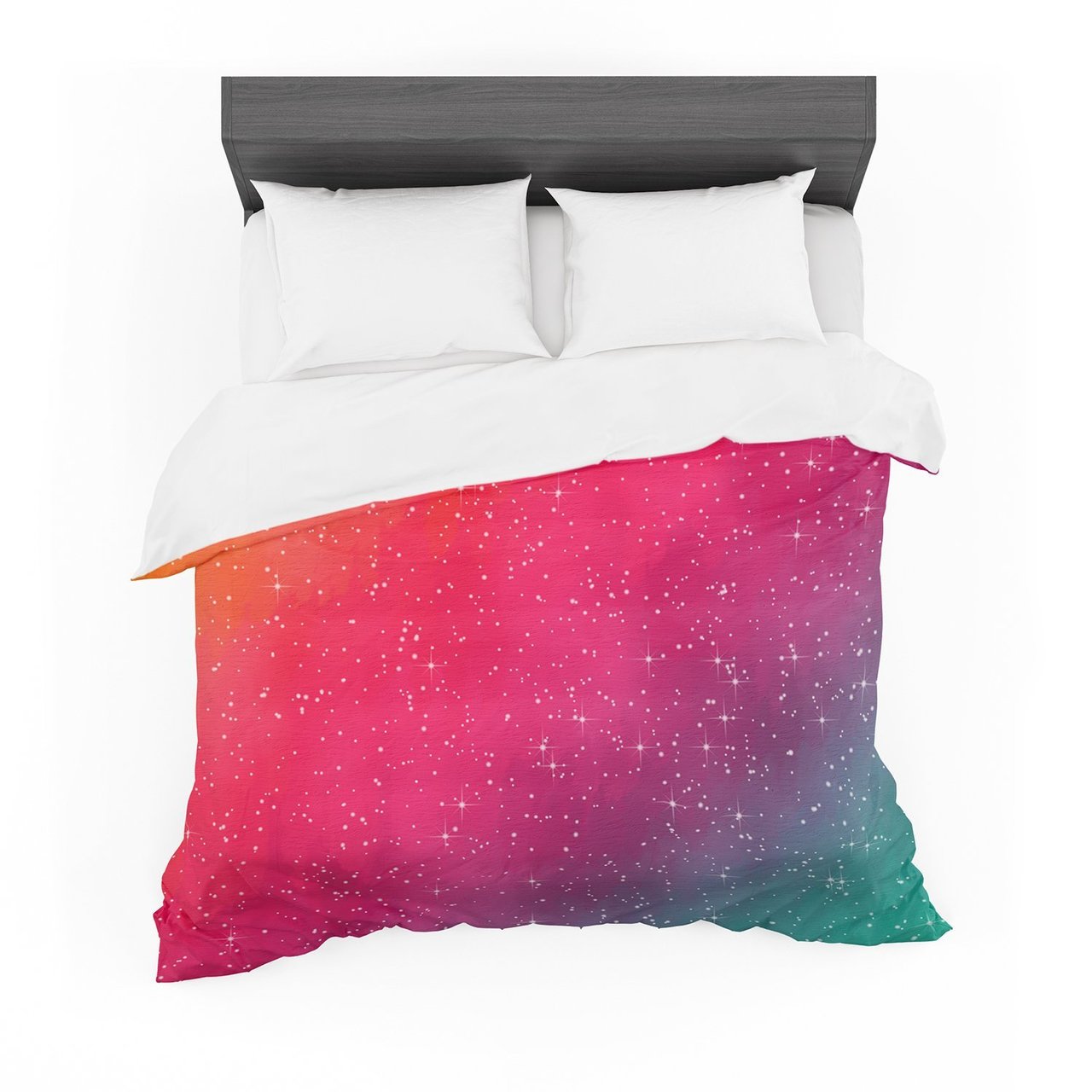 Fotios Pavlopoulos ‘Colorful Constellation’ Pink Glam Featherweight3D Customized Duvet Cover Bedding Sets