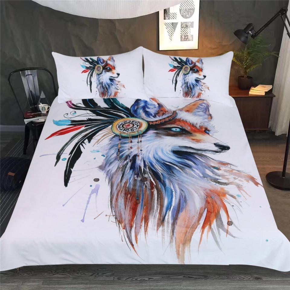 Fox by Pixie Cold Art Bedding Set