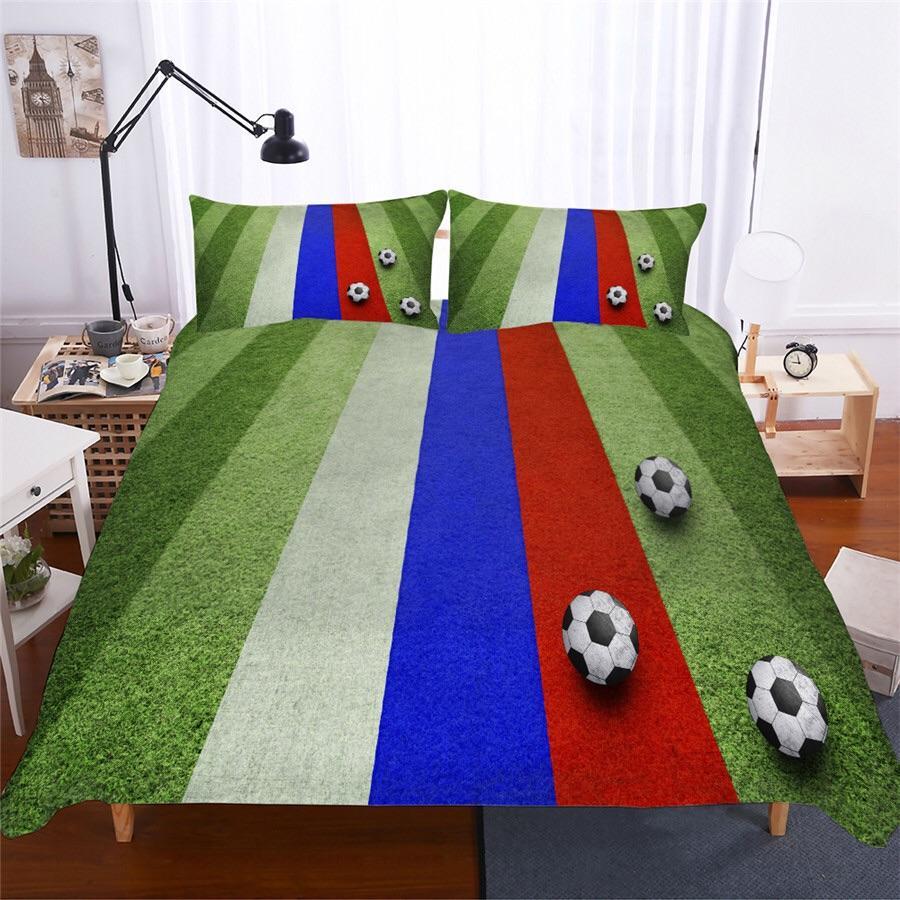France Flag Ready Foroccer Match 3D Customized Duvet Cover Bedding Sets