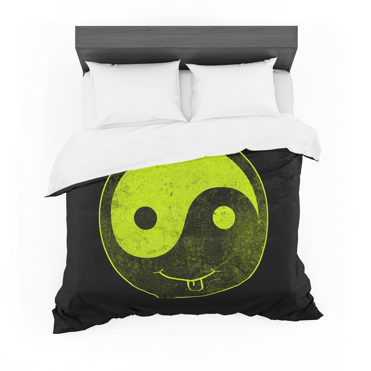 Frederic LevyHadida ‘Bad Ass Ying Yang’ Cotton3D Customized Duvet Cover Bedding Sets