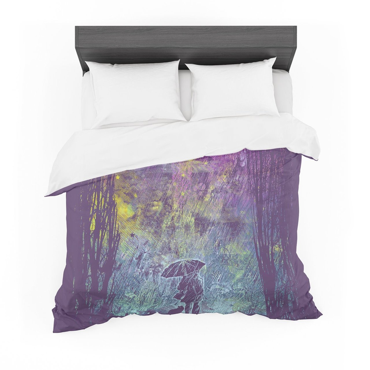 Frederic LevyHadida ‘Purple Rain’ Featherweight3D Customized Duvet Cover Bedding Sets