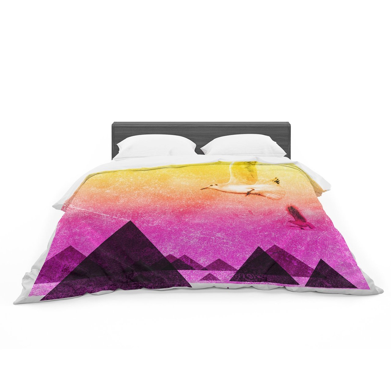 Frederic LevyHadida ‘Seagulls inhinyky’ Featherweight3D Customized Duvet Cover Bedding Sets