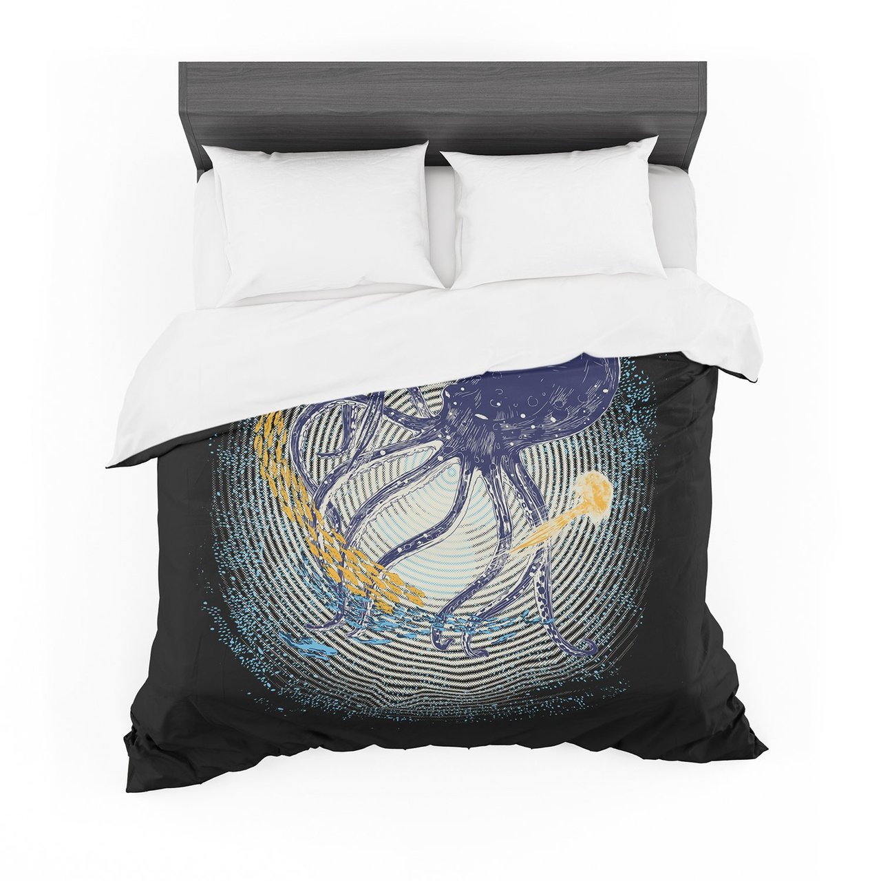 Frederic LevyHadida ‘Tentacular Trap’ Octopus Cotton3D Customized Duvet Cover Bedding Sets