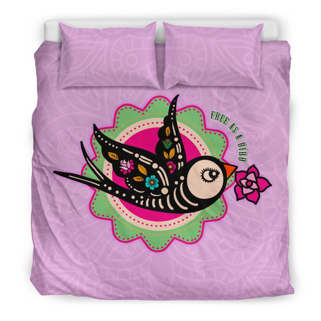 Free As A Bird 3D Customized Duvet Cover Bedding Sets