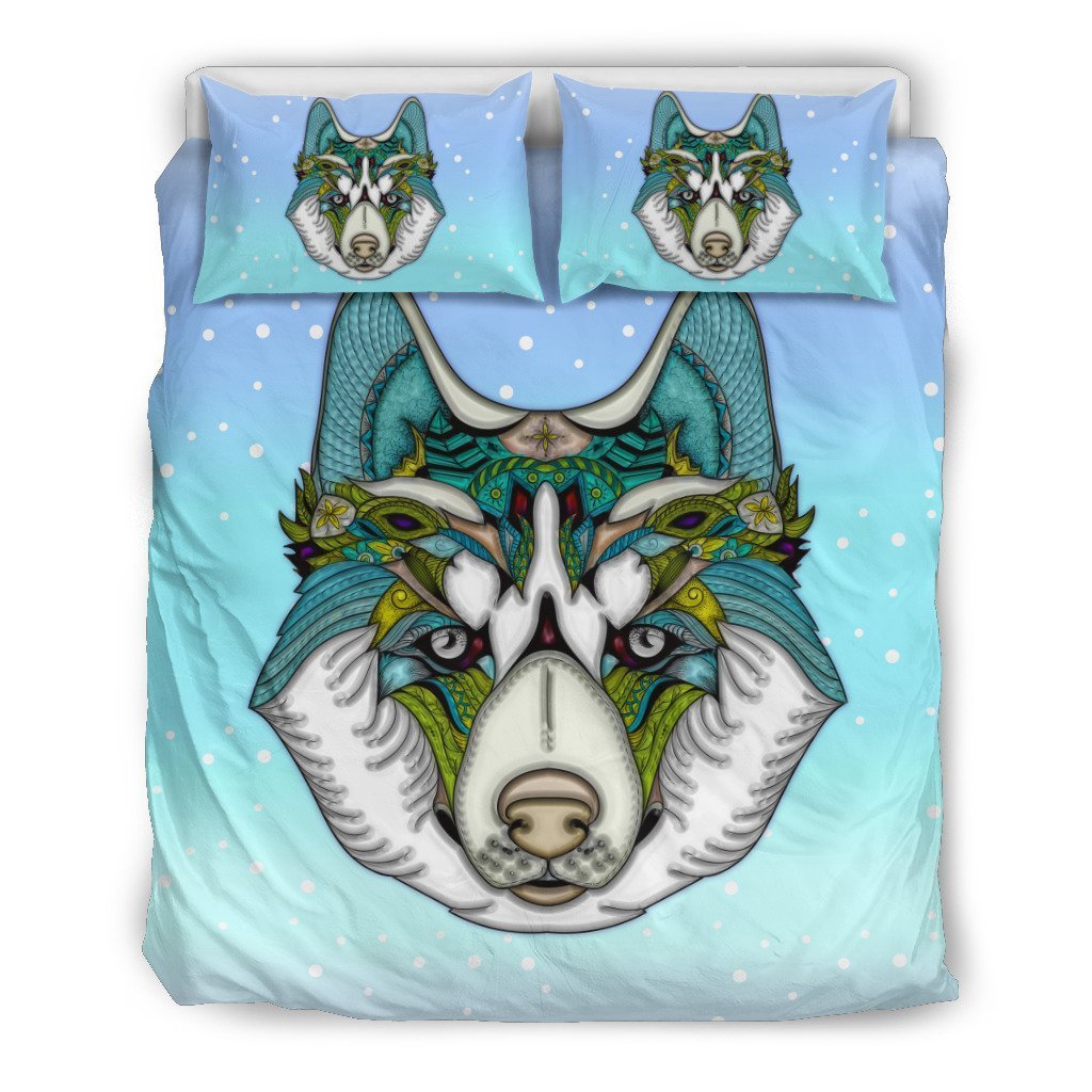 Friendly Husky Bedding Set for Lovers of Huskies