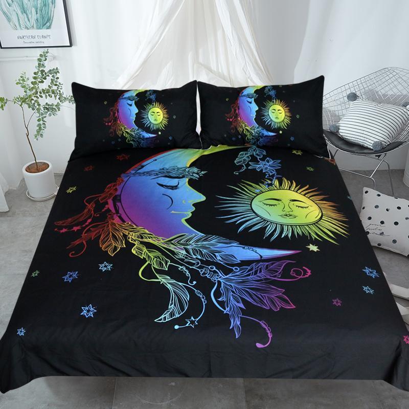 Friends un Moon Tog her ART HOP 3D Customized Duvet Cover Bedding Sets