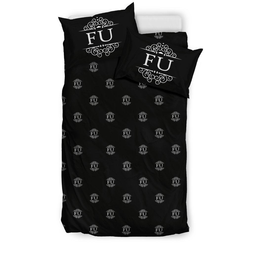 FU Black3D Customized Duvet Cover Bedding Sets