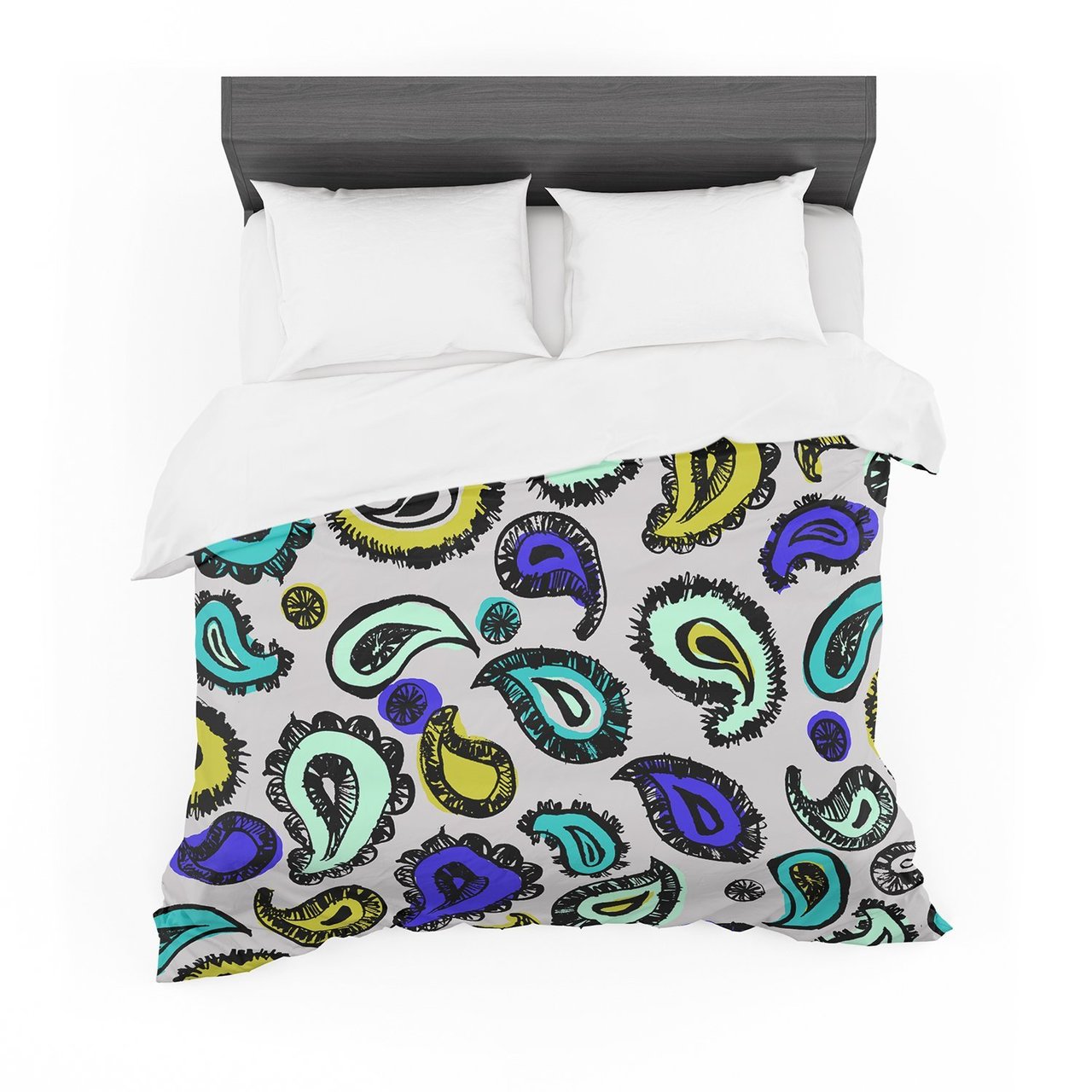 Gabriela Fuente ‘Blue Fun’ Cotton3D Customized Duvet Cover Bedding Sets