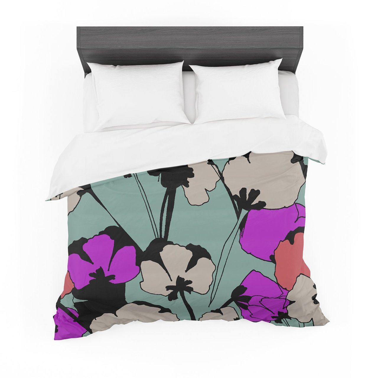 Gabriela Fuente ‘Vintage Flowers’ Featherweight3D Customized Duvet Cover Bedding Sets