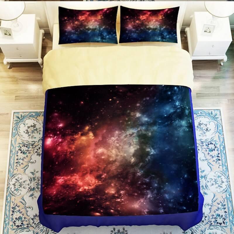 Galaxy Star 2 3D Customized Duvet Cover Bedding Sets