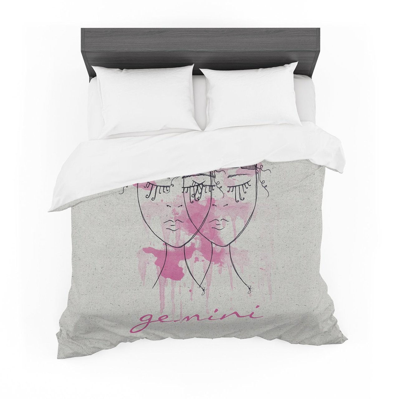 Gemini Featherweight3D Customized Duvet Cover Bedding Sets