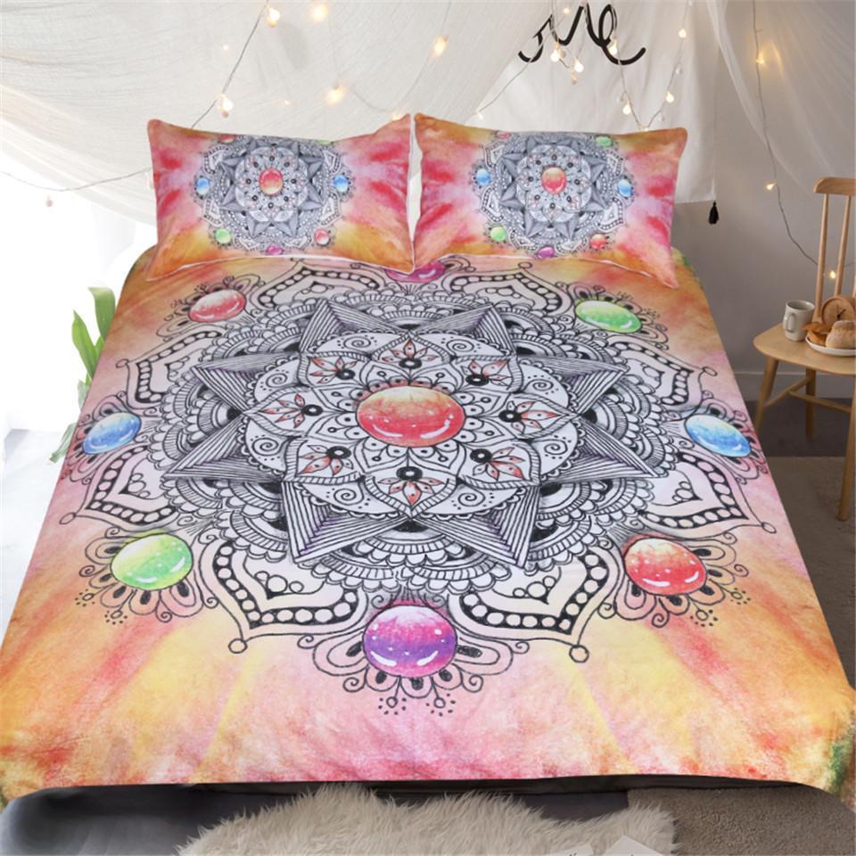 Gemstone Mandala Bedding Set