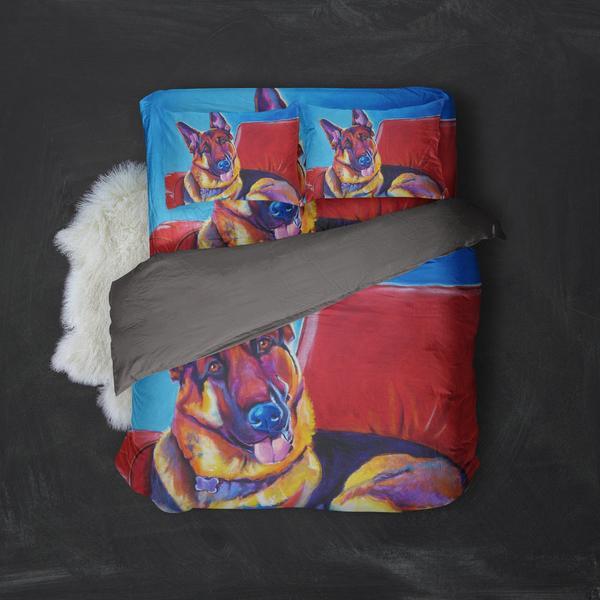 German hepherd Dog A 3D Customized Duvet Cover Bedding Sets