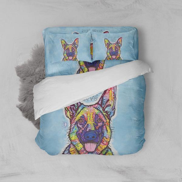German hepherd Dog B 3D Customized Duvet Cover Bedding Sets
