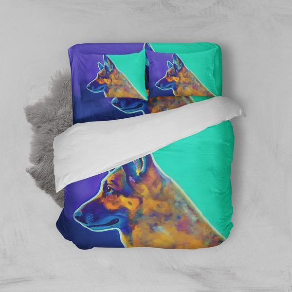 German hepherd Dog C 3D Customized Duvet Cover Bedding Sets