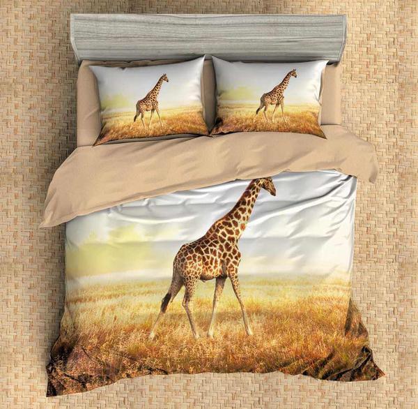 Giraffe 3D Customized Duvet Cover Bedding Sets