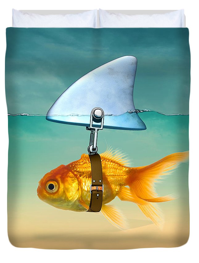 Gold Fish 3D Customized Duvet Cover Bedding Sets