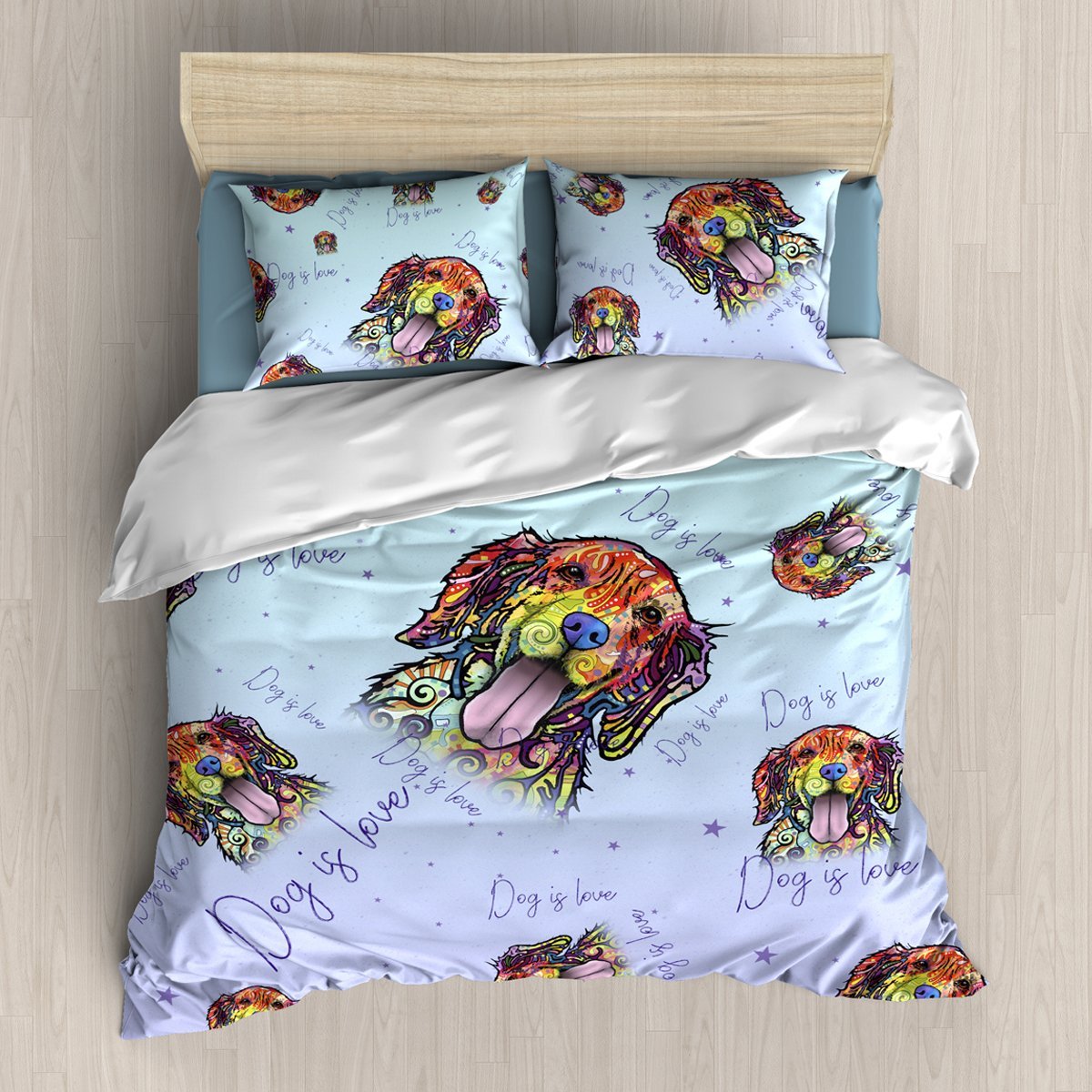 Golden R riever 3D Customized Duvet Cover Bedding Sets