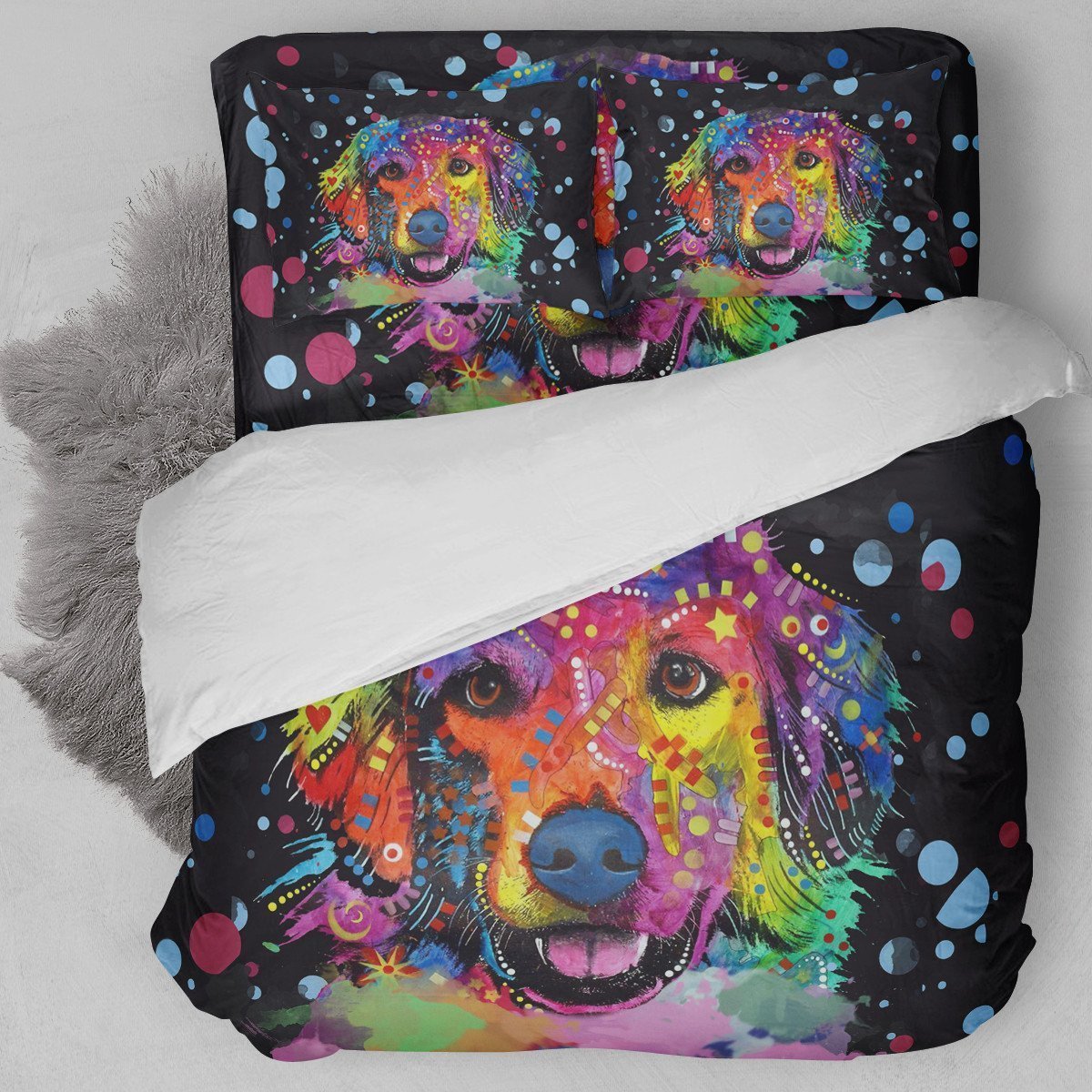 Golden Retrievers Dog C Bedding Set