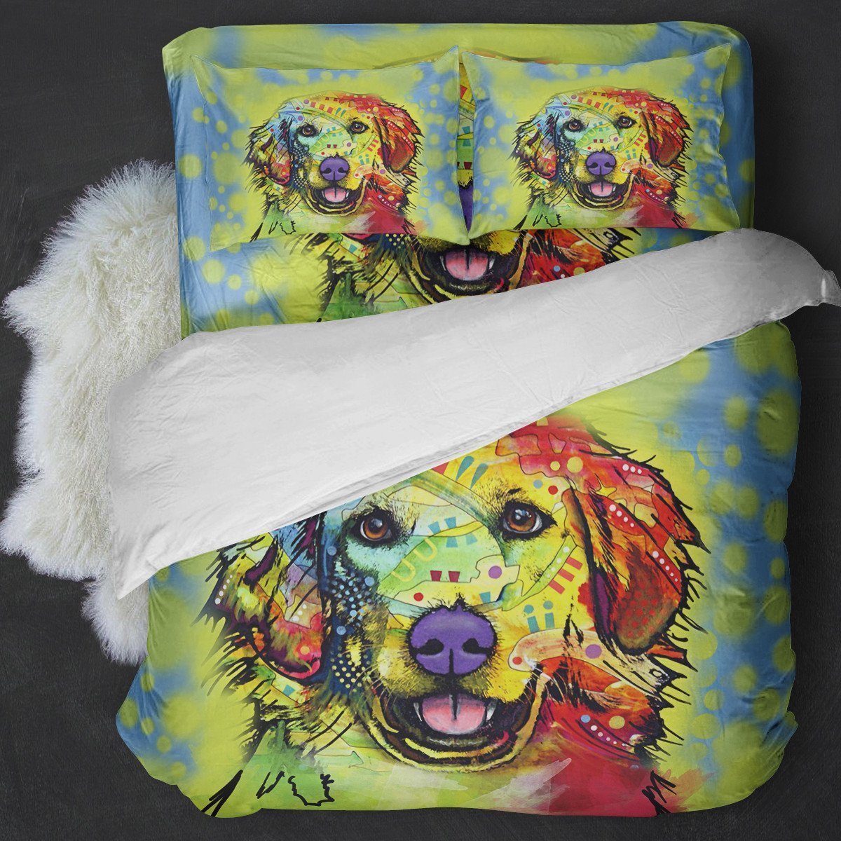Golden Retrievers Dog E Bedding Set