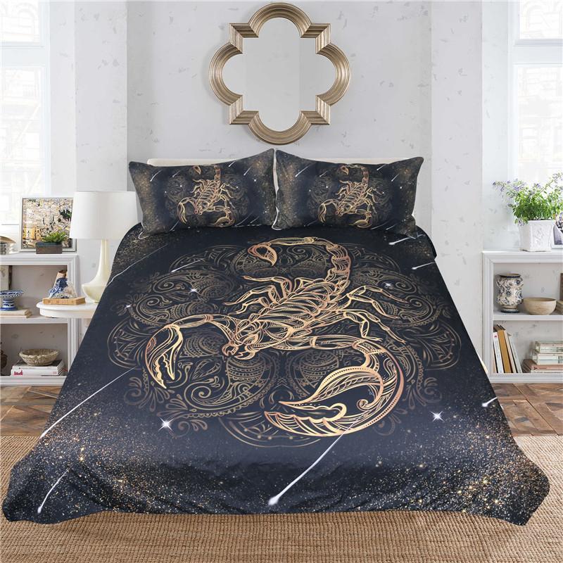 Golden Scorpion Bedding Set