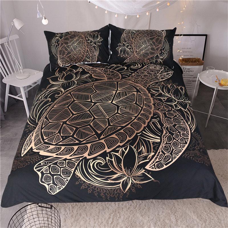 Golden Turtle Bedding Set