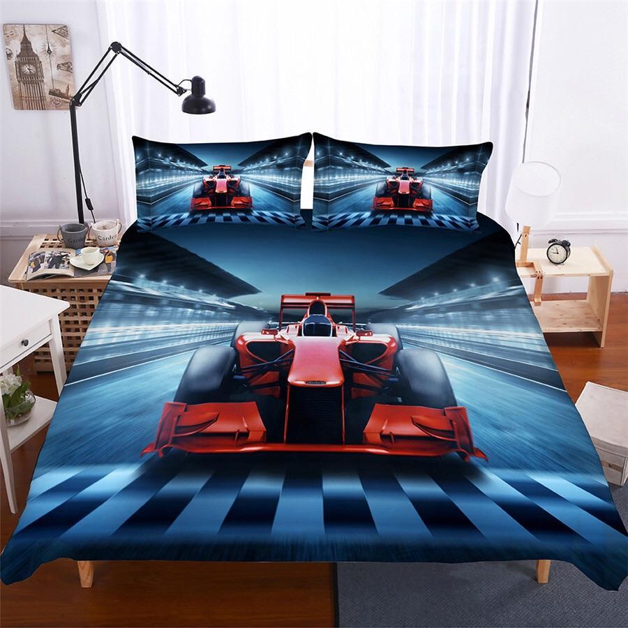 Grand Prix Racing 3D Customized Duvet Cover Bedding Sets