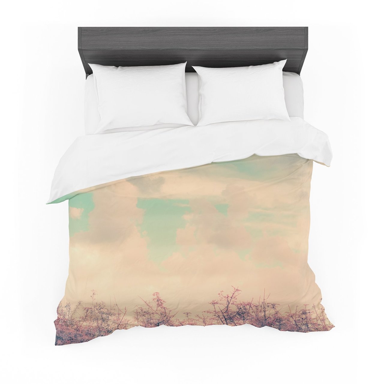 Graphic Tabby ‘Spring Daydream’ Blue Nature Featherweight3D Customized Duvet Cover Bedding Sets