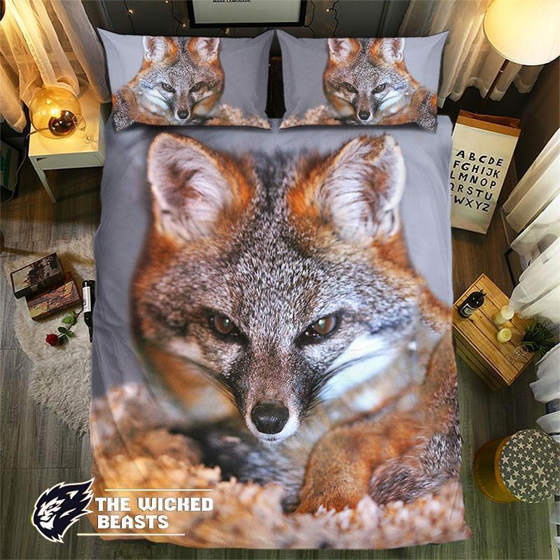 Gray Fox 092483D Customized Duvet Cover Bedding Sets