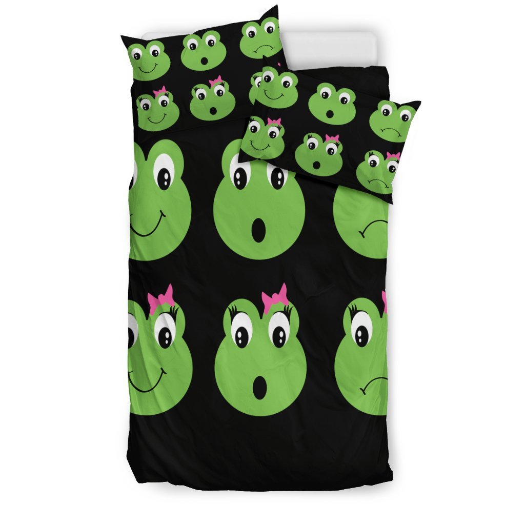Green Frog 3D Customized Duvet Cover Bedding Sets