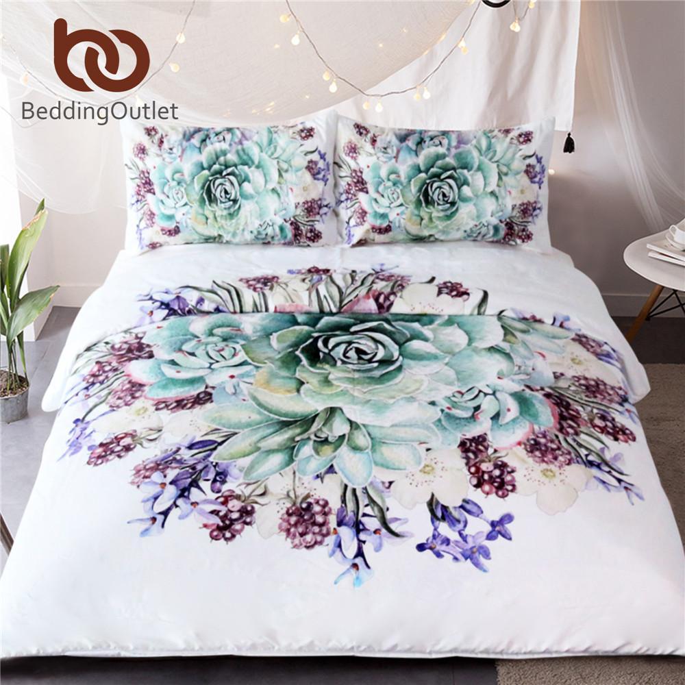 Greenucculents 3D3D Customized Duvet Cover Bedding Sets