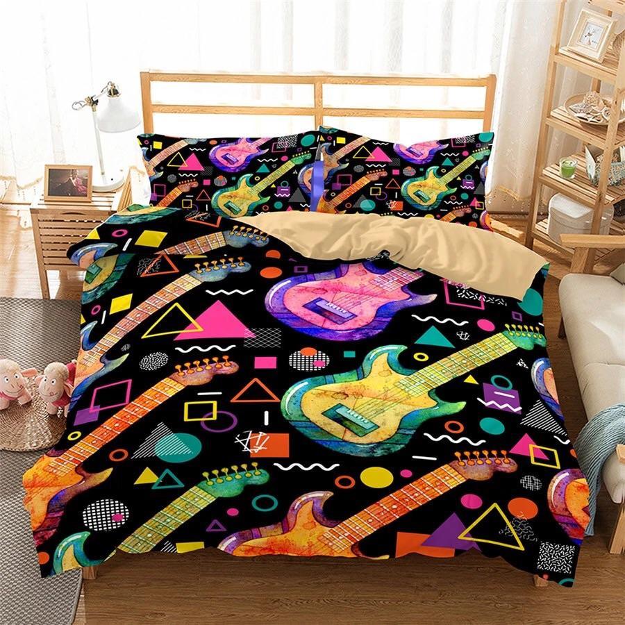 Guitars &hapes 3D Customized Duvet Cover Bedding Sets