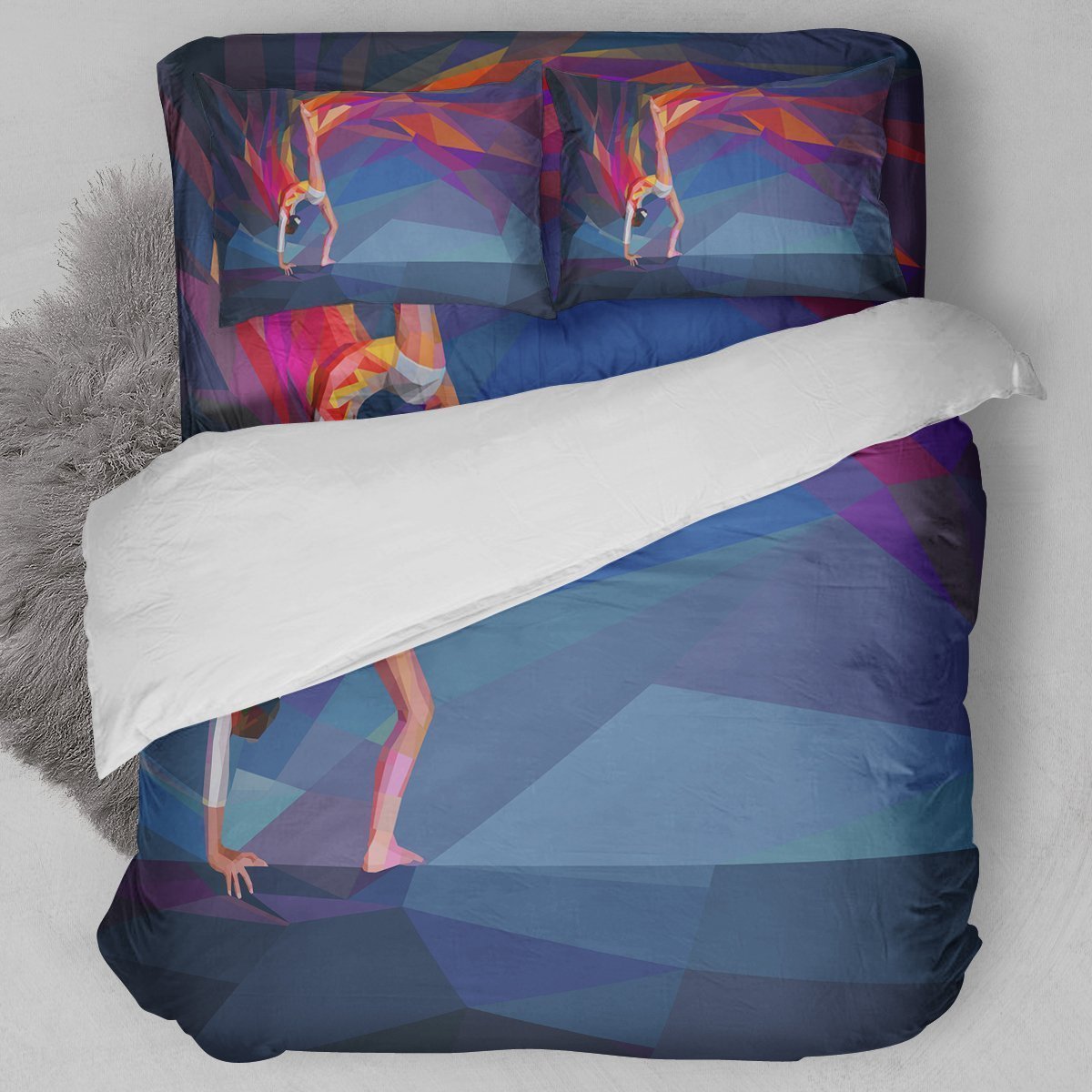 Gymnastics Abstract A Bedding Set
