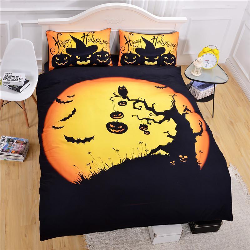 Halloween Tree Bedding Set