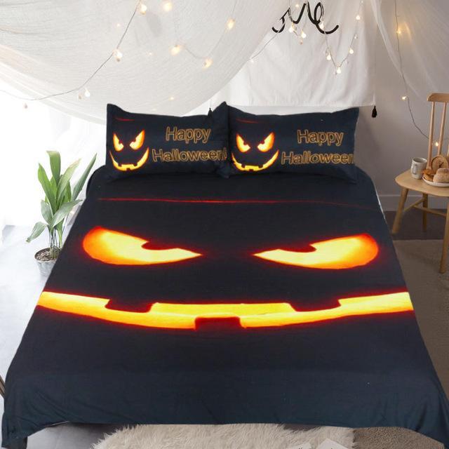 Happy Halloween 3D Twinize Print Pumpkin Queen Festival Decoration et Bedclothes3D Customized Duvet Cover Bedding Sets