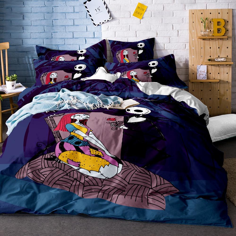 Happy Halloween Nightmare 3D Customized Duvet Cover Bedding Sets