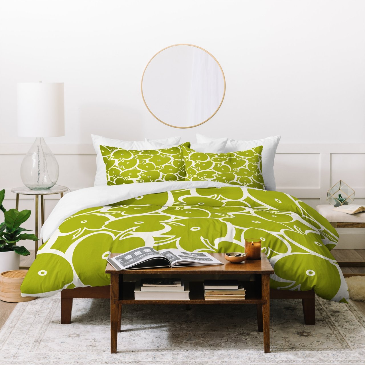 Heather Dutton Apple Orchard Duvet Cover