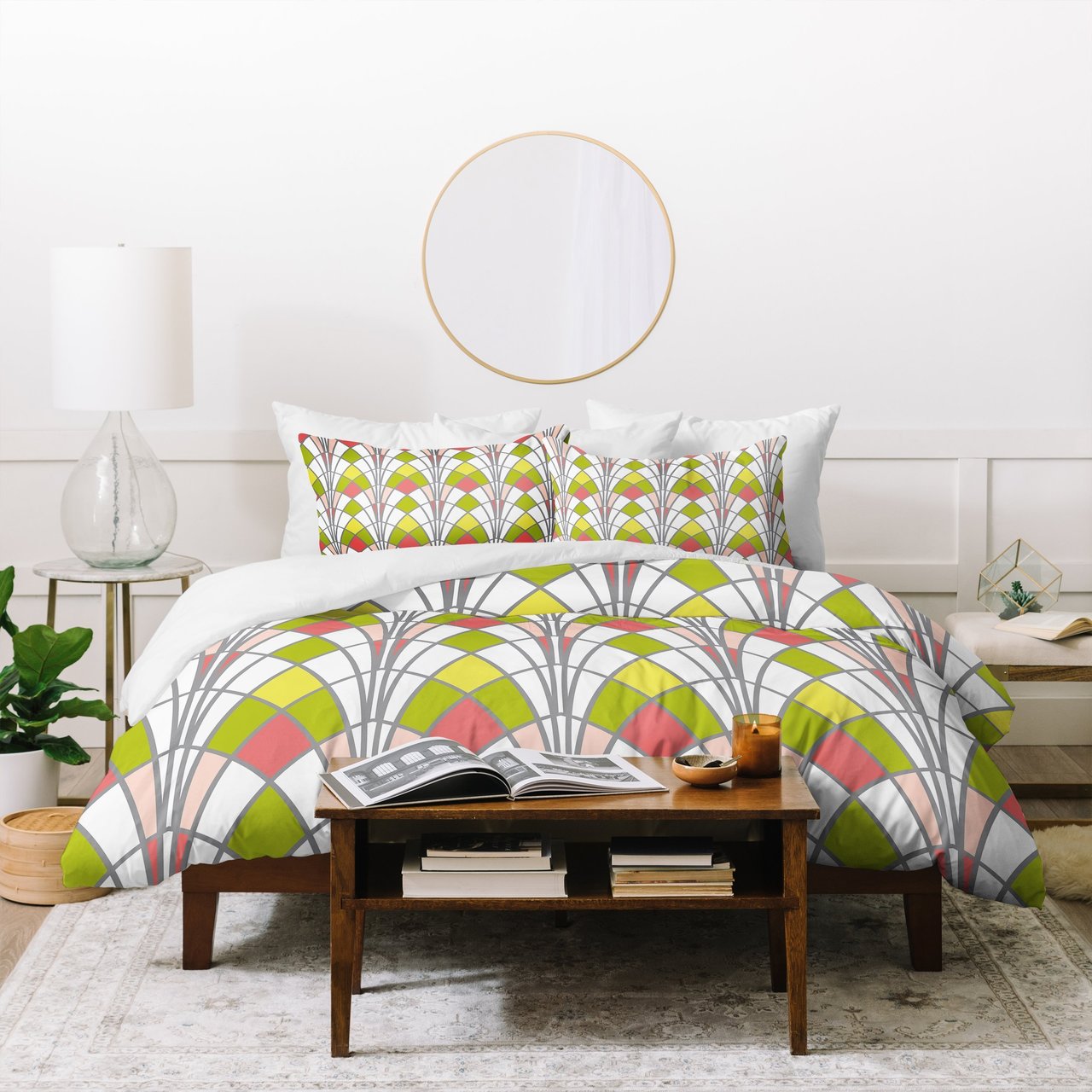 Heather Dutton Arcada Citrus Duvet Cover