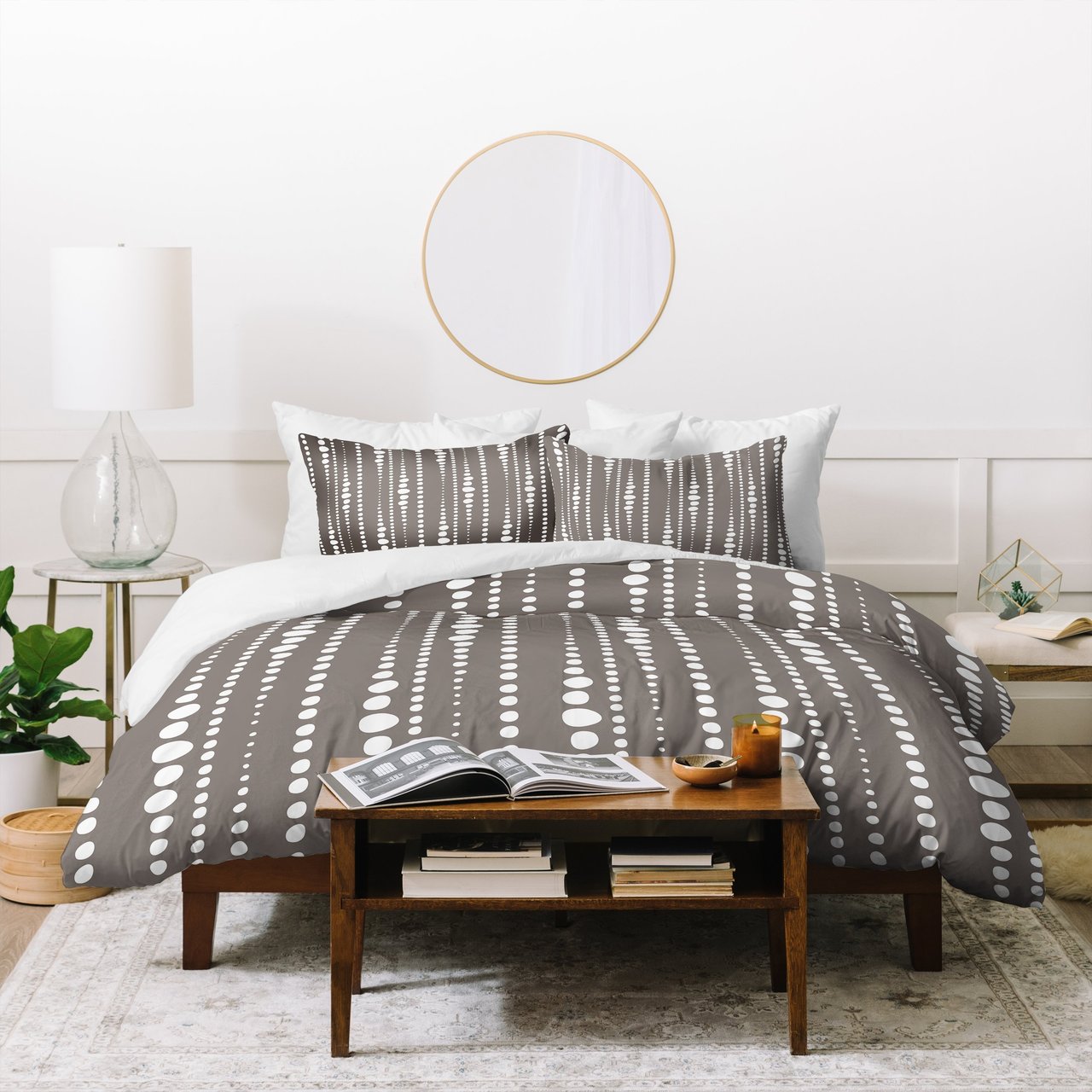 Heather Dutton Bestrewn Stone Duvet Cover Bedding Sets