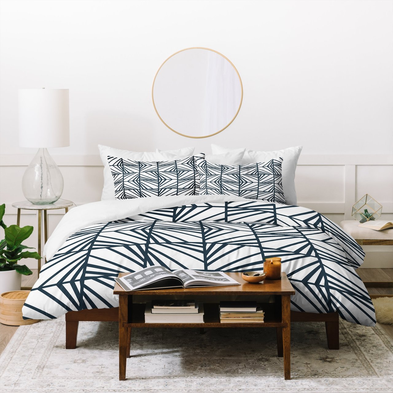 Heather Dutton Facets Optic Duvet Cover