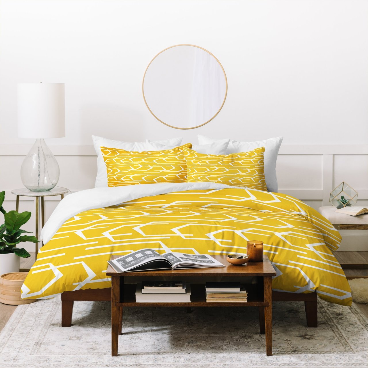 Heather Dutton Going Places Sunkissed Duvet Cover