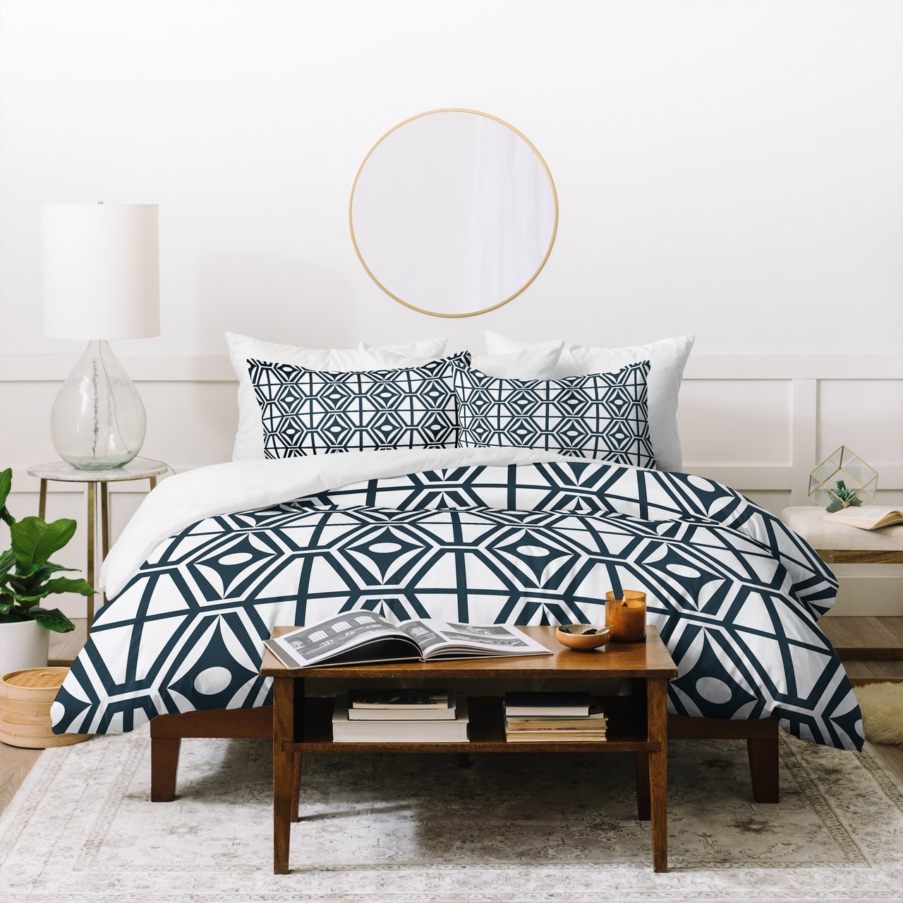 Heather Dutton Metro Steel Duvet Cover