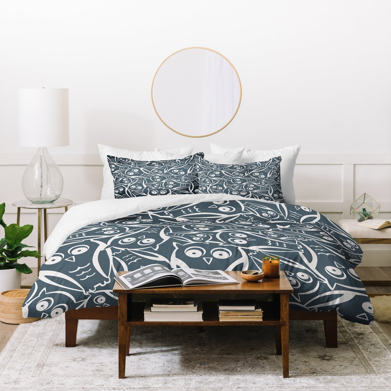Heather Dutton Night Owl Duvet Cover Bedding Sets
